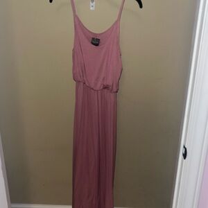 Olivia Rae Dusty Rose Maxi Dress